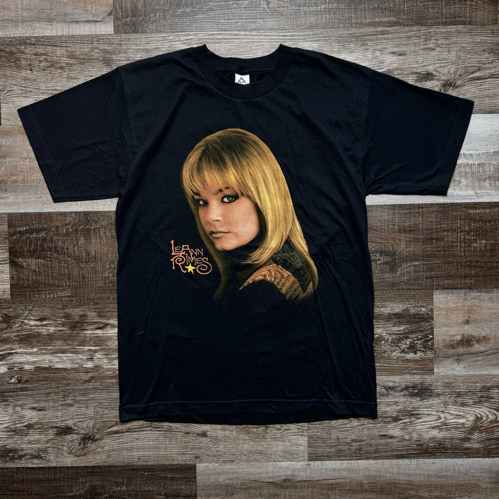 1998 Vintage LeAnn Rimes Something To Talk About Tour T-Shirt Large NWOT Anvil